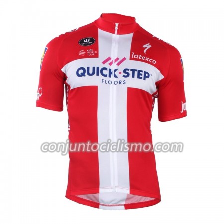 Maillot mangas cortas 2018-2019 Quick Step Campeonato de Dinamarca